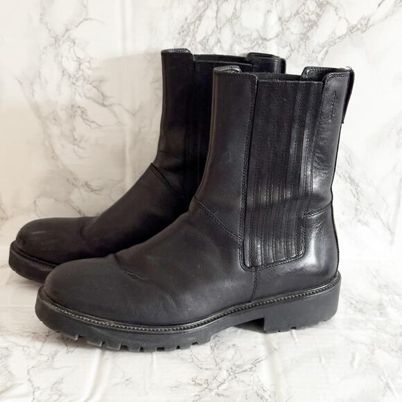 VAGABOND Cameron Chunky Lug Sole Chelsea Boot Black 40 - Picture 3 of 9